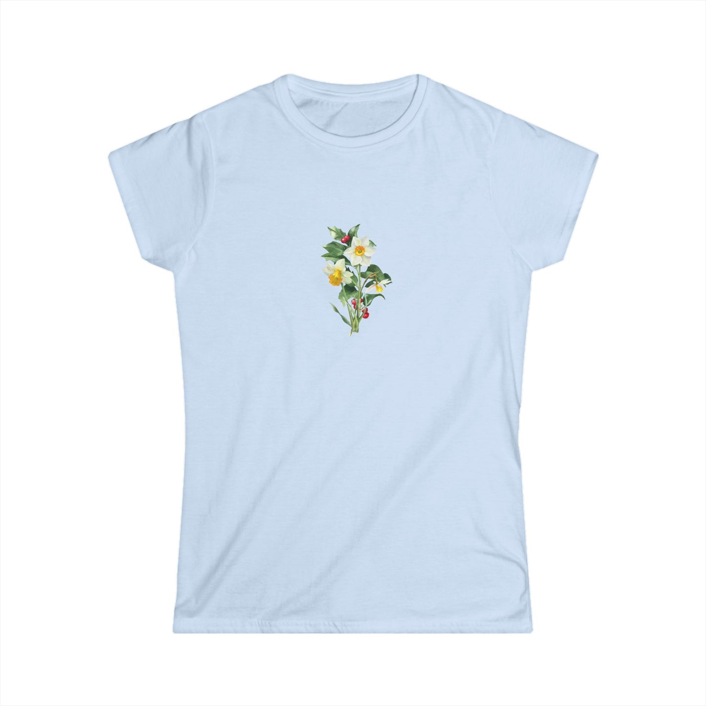 December Birth Flower Tee